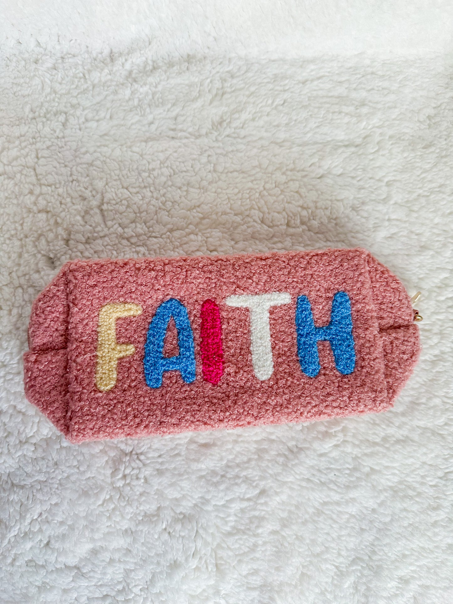 Bless Love Faith beauty bags